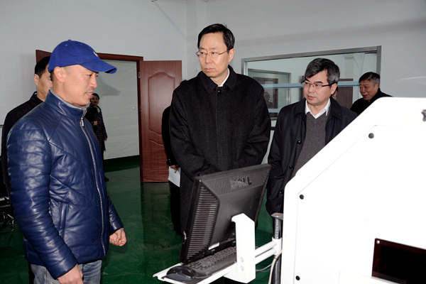 泰州市委書記、市人大常委會主任藍紹敏蒞臨公司調研項目建設情況